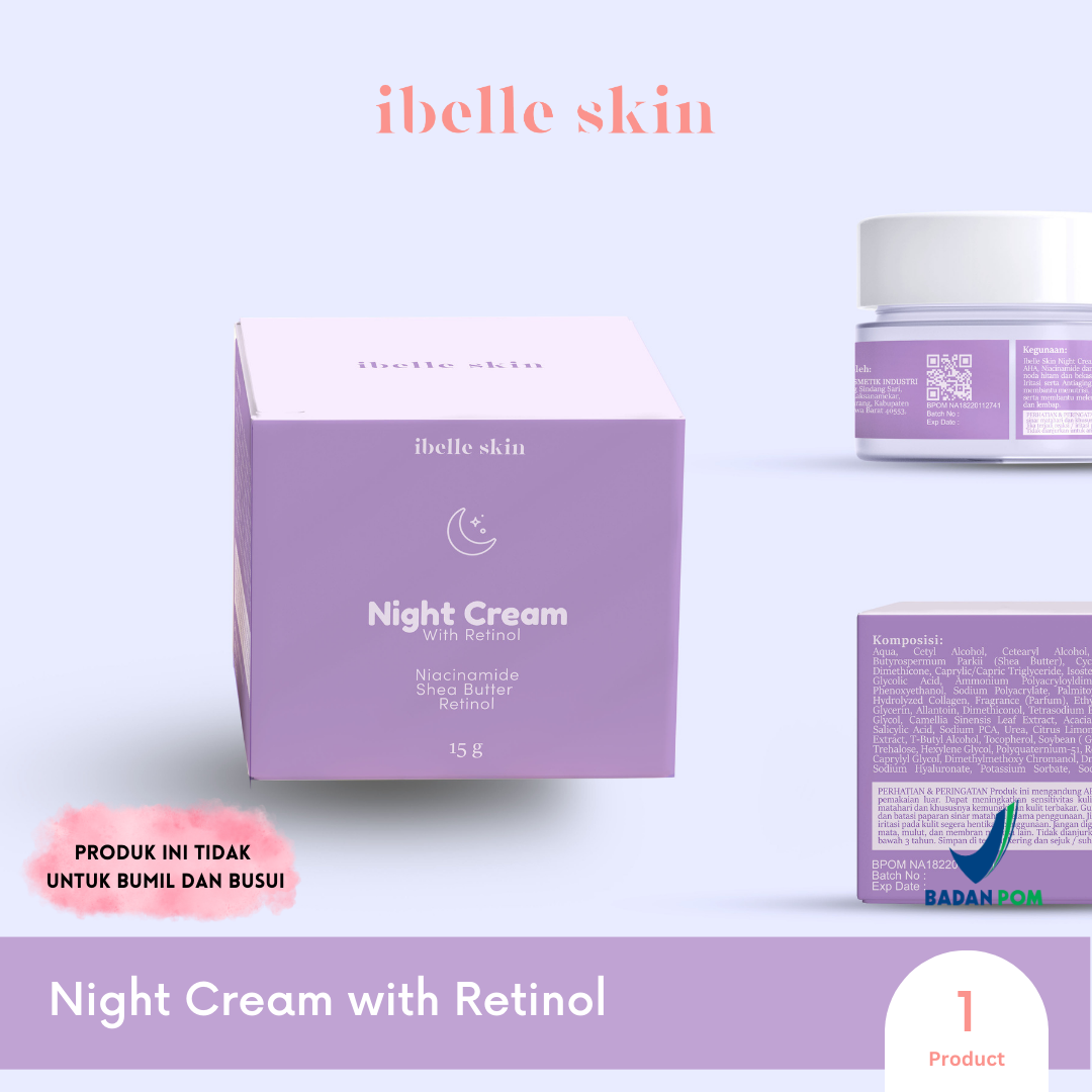 IBELLE SKIN - Night Cream with Retinol