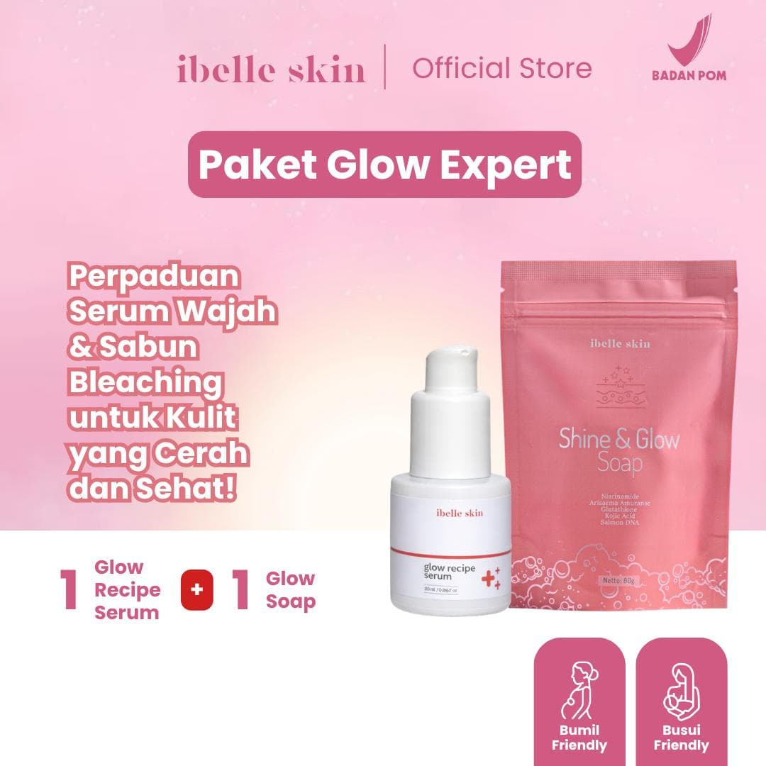 Foto produk (1 Pcs) Glow Recipe Serum + (1 Pcs) Shine & Glow Soap - ibelle skin
