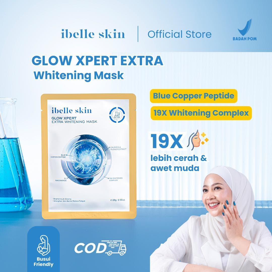 Foto produk (1 Pcs) Glow Xpert Extra Whitening Mask - ibelle skin