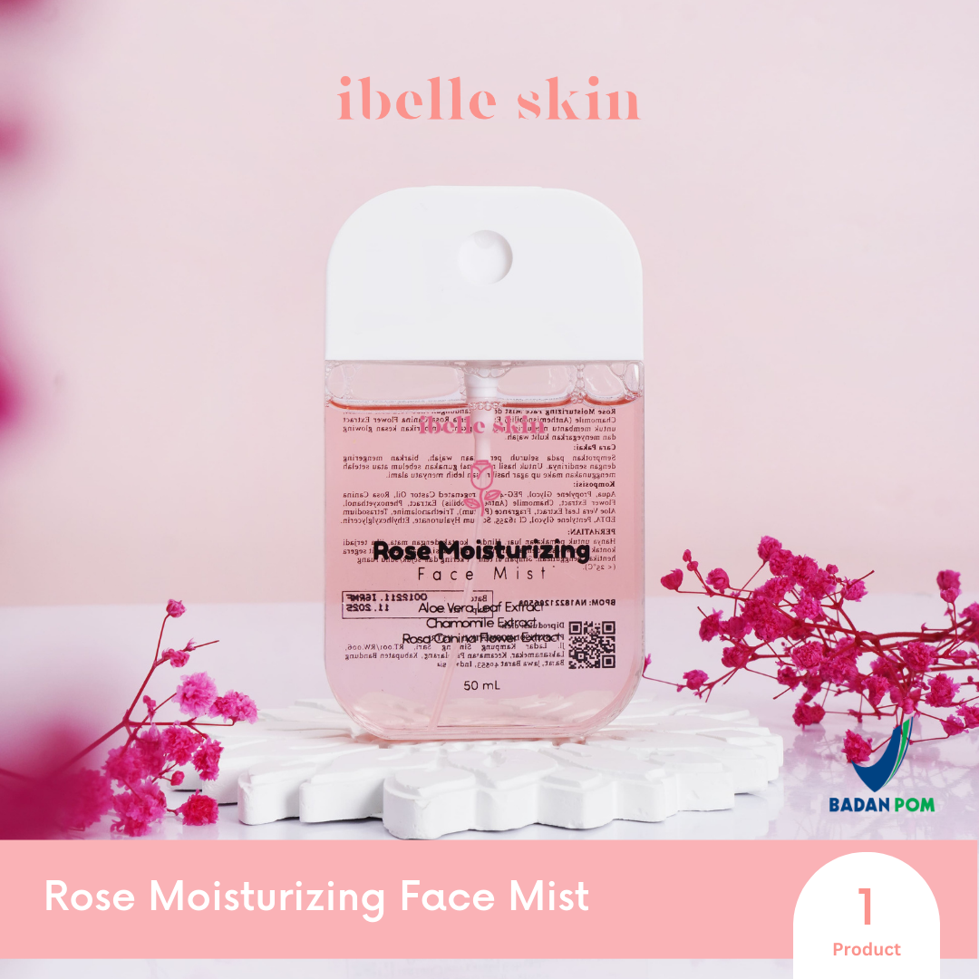 IBELLE SKIN - Rose Moisturizing Face Mist (FREE GIFT Silicon Case Random Color)